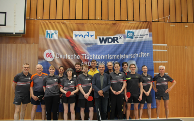 Kriftel war Gastgeber der 66. Deutschen Tischtennis-Meisterschaften des öffentlichen Rundfunks